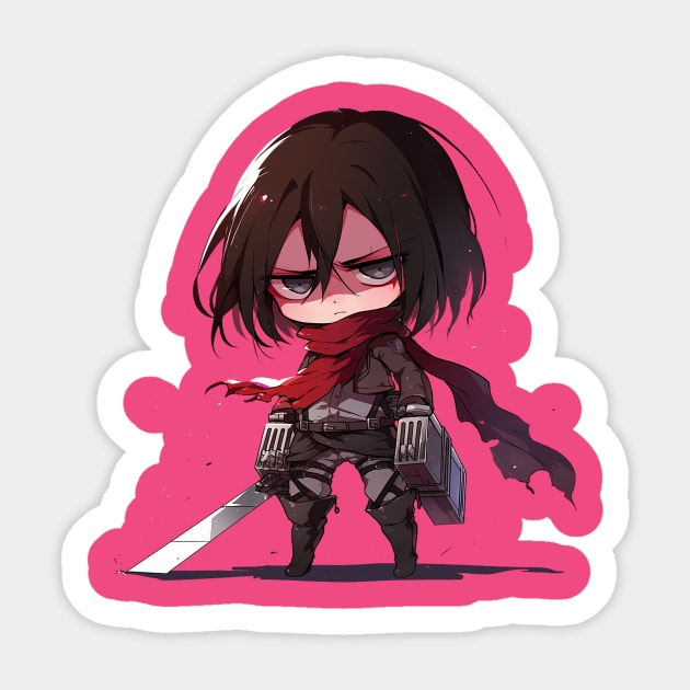 mikasa Sticker by StevenBag